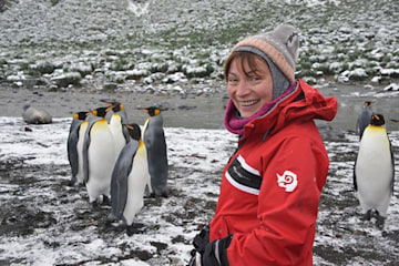 Lorraine Kelly's sweet moment with penguin at London Zoo | HELLO!