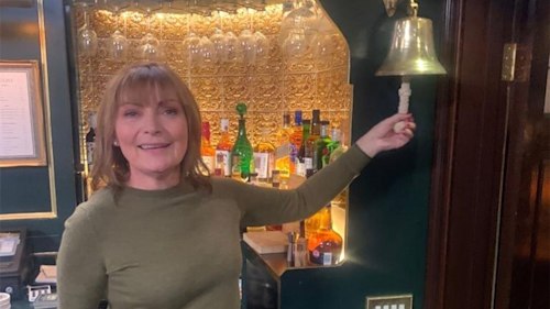 Lorraine Kelly celebrates Emmerdale's major milestone as she goes behind the scenes
