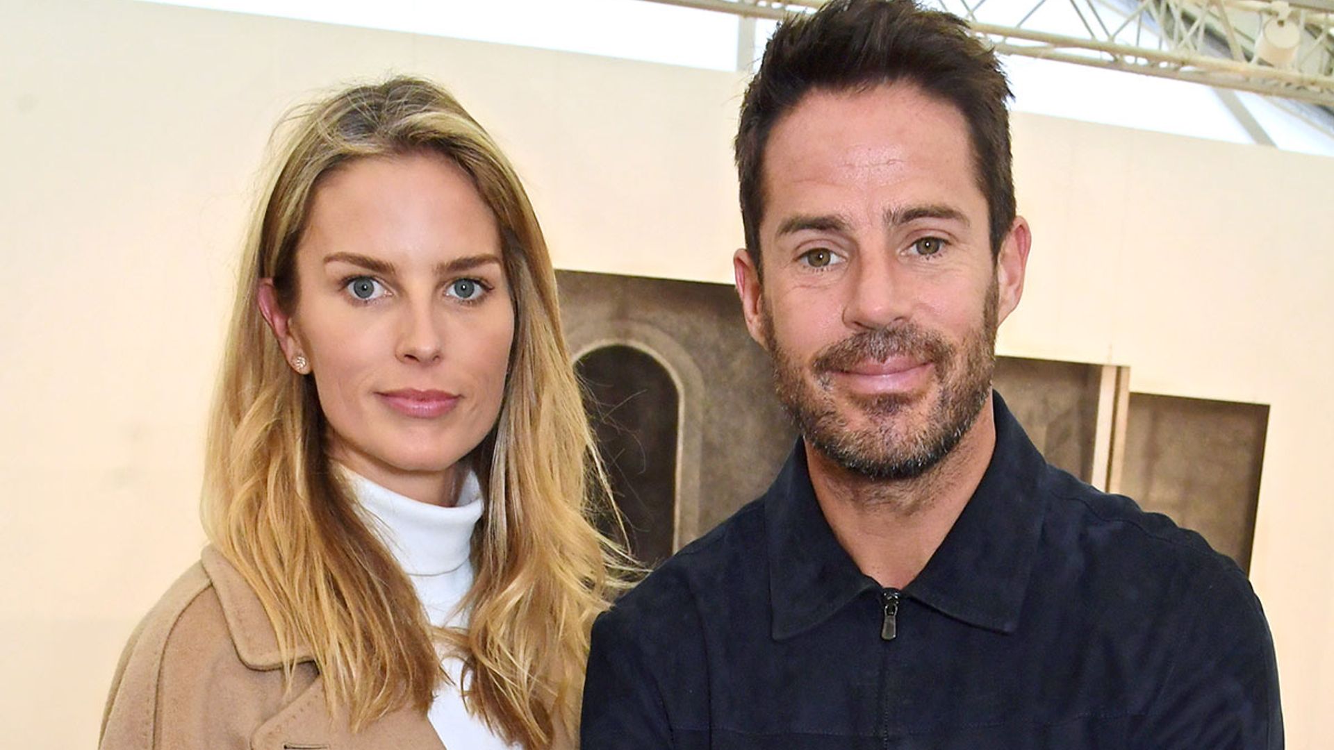 Jamie Redknapp cosies up to wife Frida ahead of first wedding anniversary