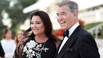 Pierce Brosnan celebrates happy news after sweet date night with wife Keely