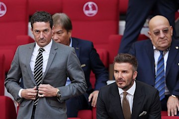 David Beckham Supports England Team At The World Cup Amid Qatar 