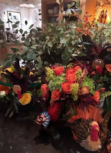 Blake Lively's Thanksgiving decorations