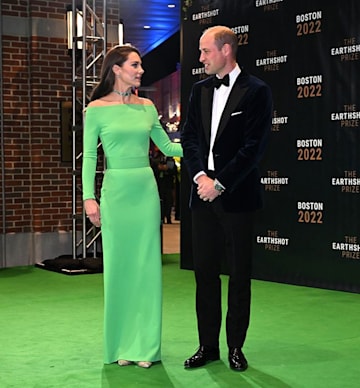 William and Kate arrive at Earthshot Prize