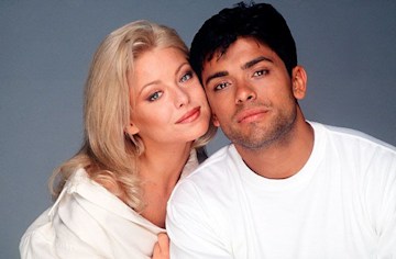 Kelly Ripa and Mark Consuelos pictured when young