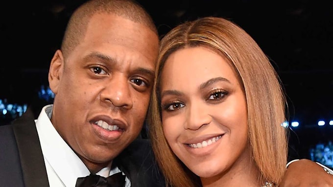 Beyonce with Jay-Z