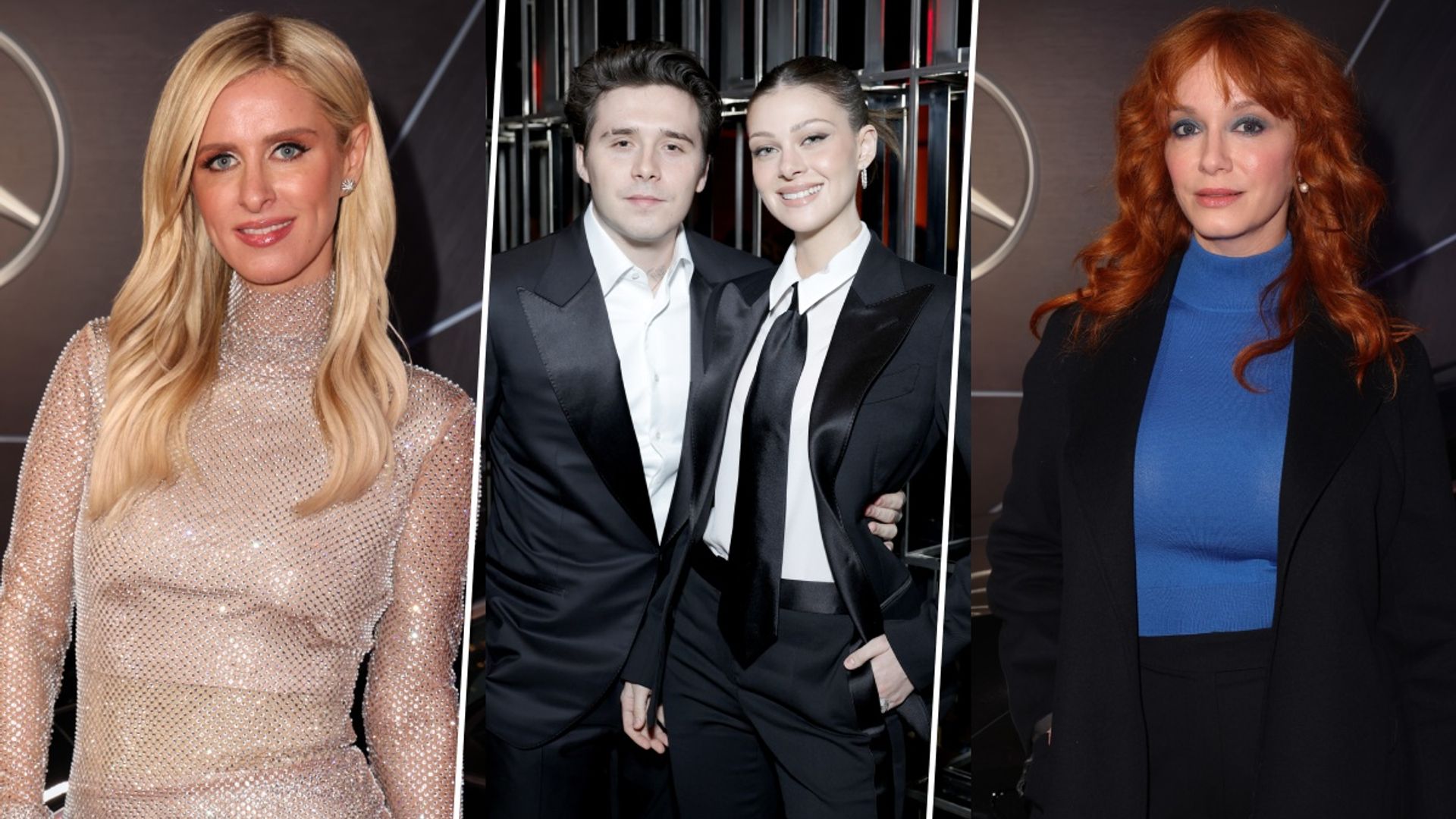 Brooklyn and Nicola Peltz-Beckham make surprise appearance, Christina Hendricks reveals proposal details at pre-Oscars Party