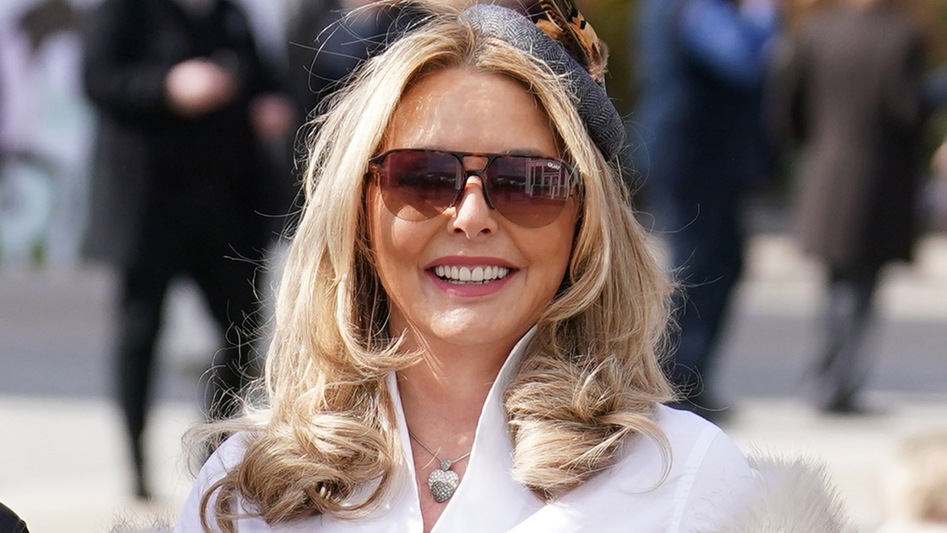 Carol Vorderman turns heads with seriously chic figure-hugging outfit at Cheltenham races