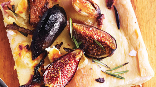 Fig, Onion and Roasted Garlic Focaccia