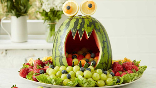 How to make a watermelon monster your own little monsters will LOVE to eat - and help make!
