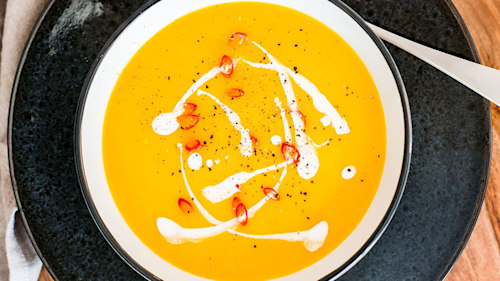 Ready for soup season? This butternut squash and coconut soup recipe is the perfect way to ease into fall