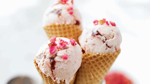 Inspired by dairy week? This strawberry-ripple ice cream recipe is sure to make you a star baker sensation