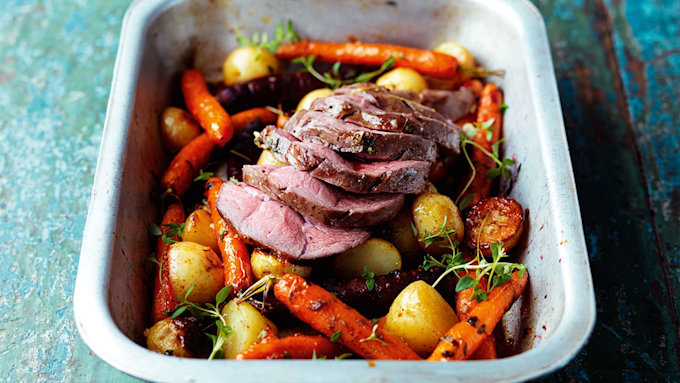 This mini lamb roast dinner recipe is the perfect way to enjoy a Sunday ...