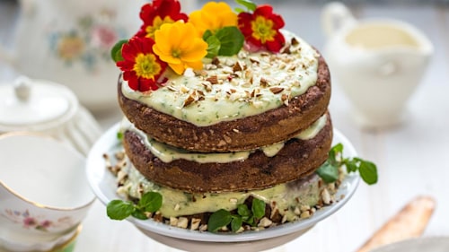 This vegan carrot cake recipe will convince you to try watercress cream cheese frosting - the new super-food craze
