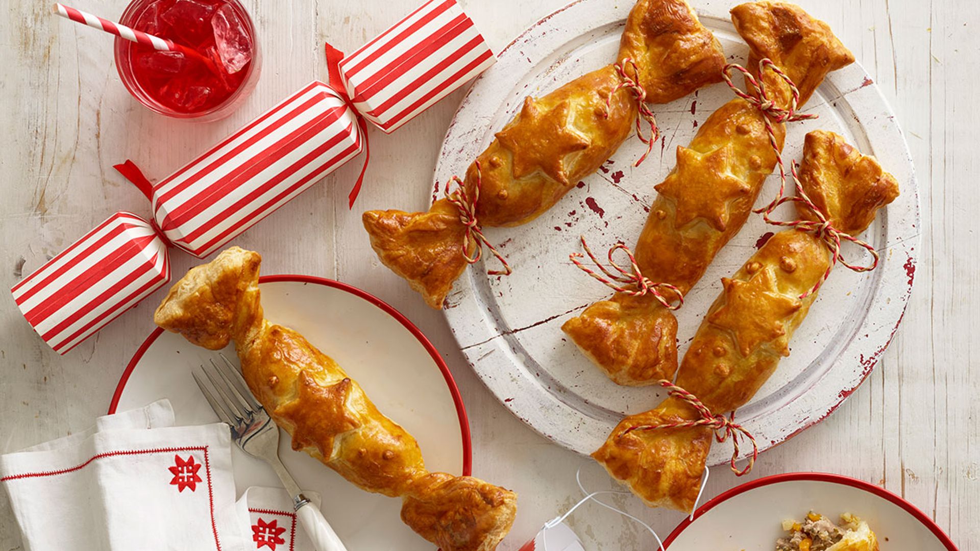 These Christmas cracker shaped sausage rolls are a festive delight HELLO!