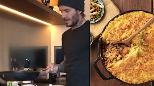David Beckham divides fans with his controversial shepherd's pie dinner