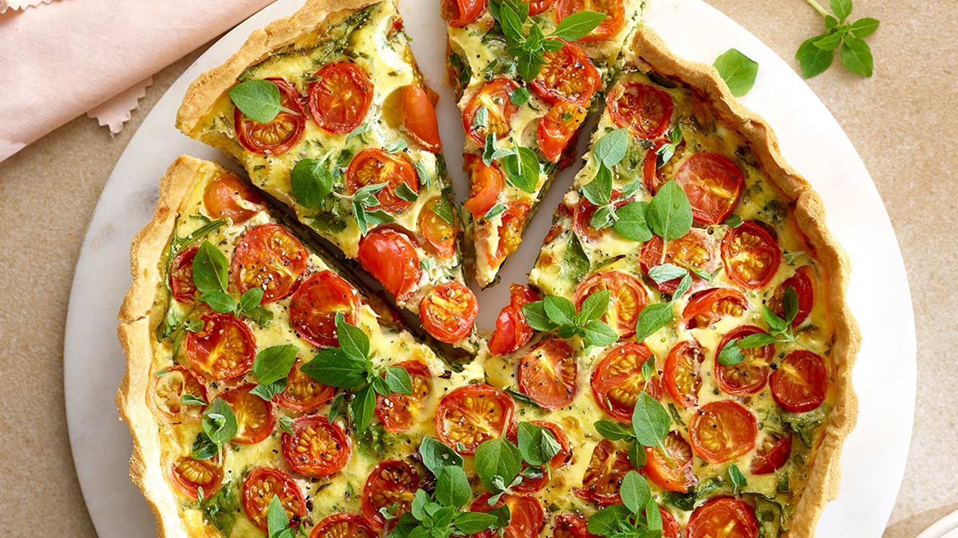 Cherry tomato quiche cook this delicious recipe for your lockdown