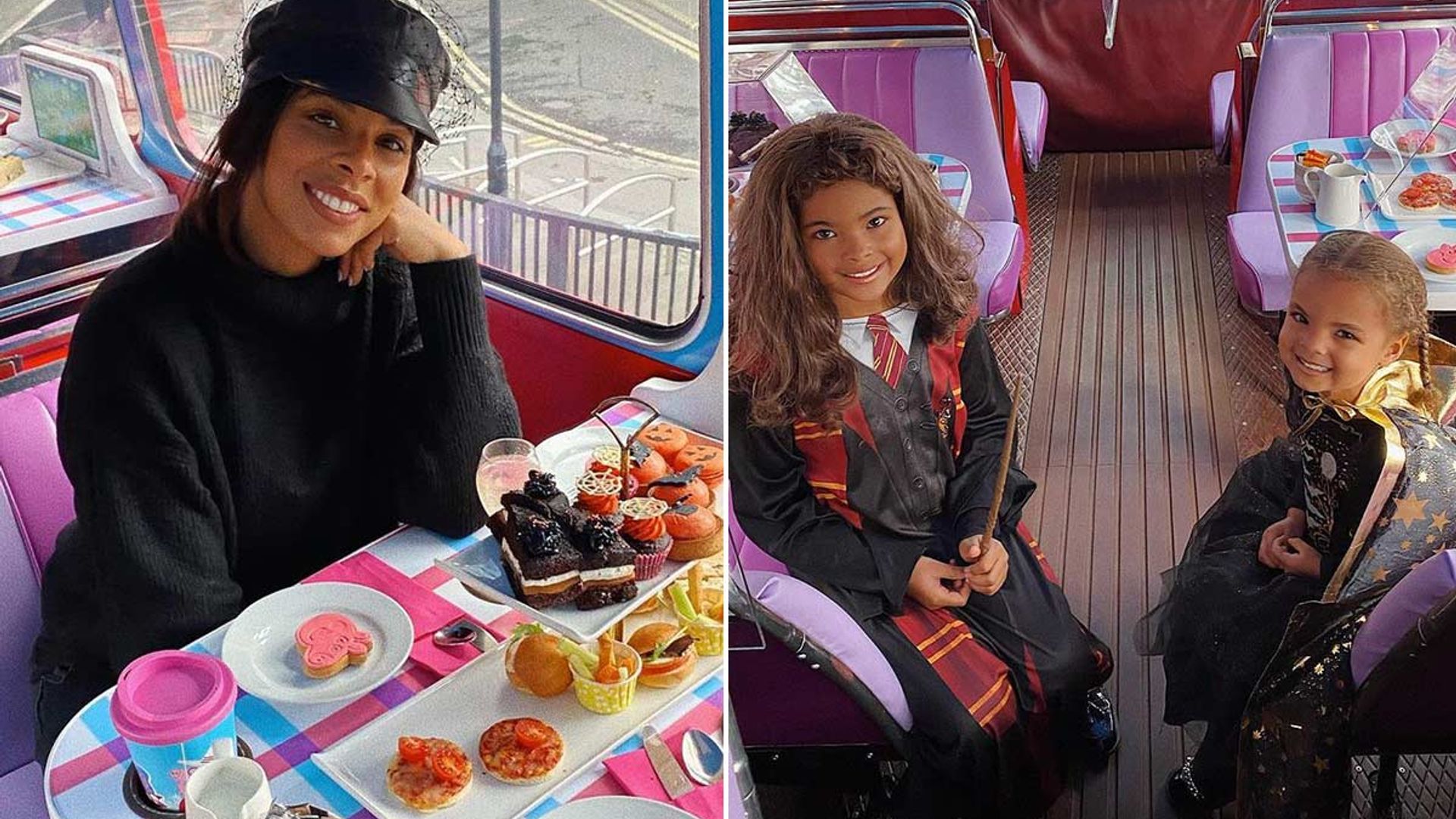 Rochelle Humes' daughters' Halloween afternoon tea is every kid's dream