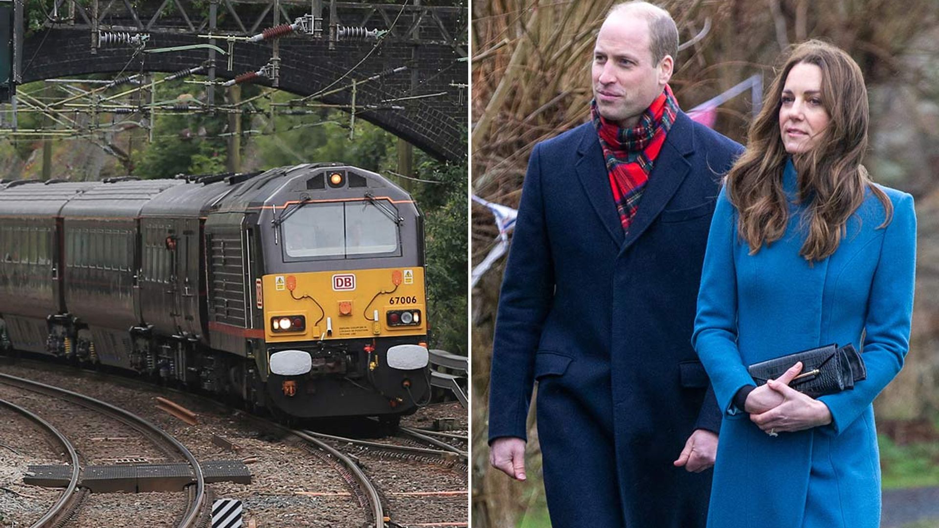 Prince William and Kate Middleton's royal train menu revealed HELLO!