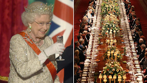 22 things you didn't know about the Queen's royal banquets – and they're so surprising