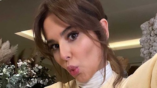 Cheryl looks so glam as she shows off most indulgent birthday cake