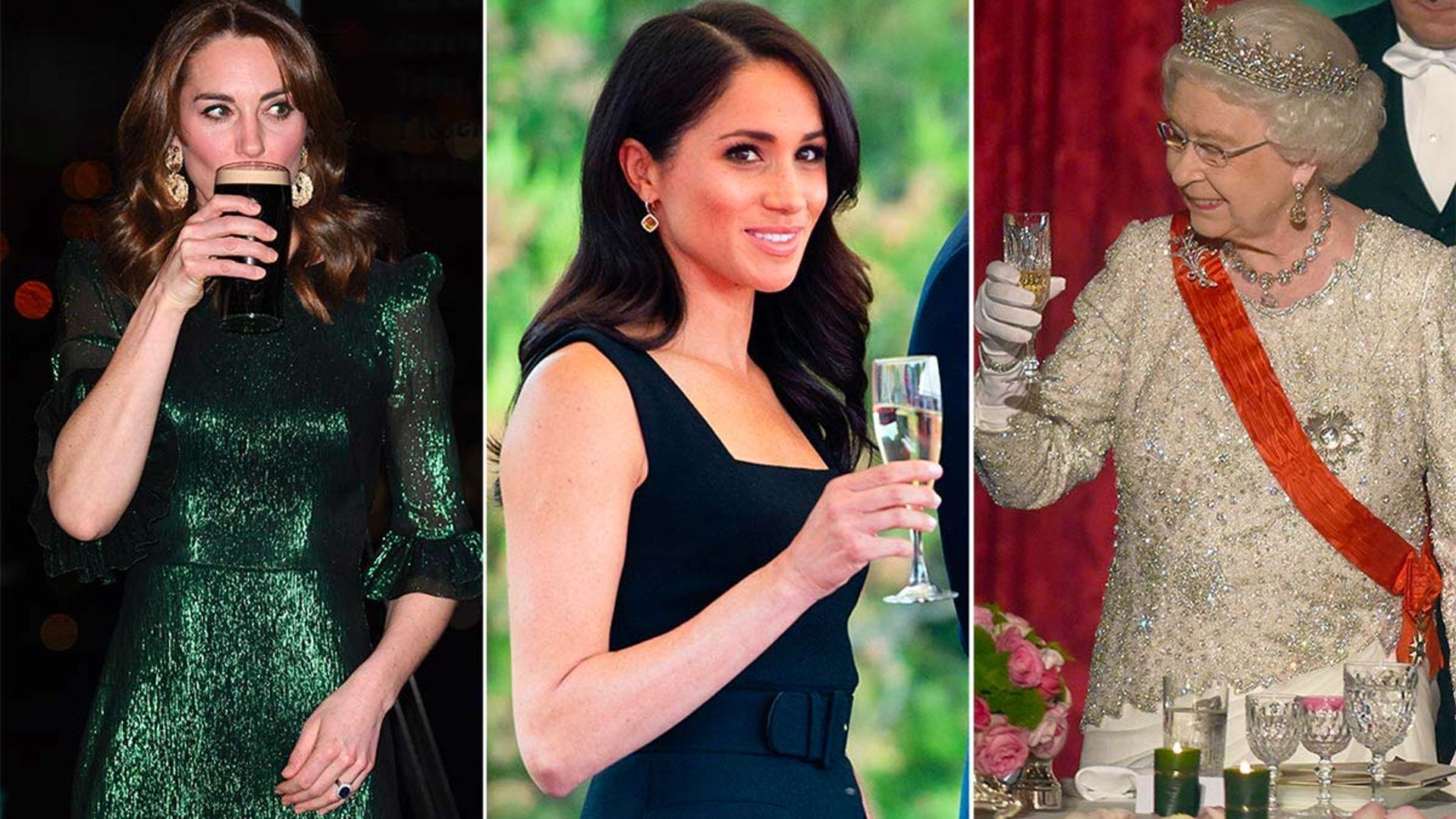 Royals Drinking Alcohol: Kate Middleton, Prince Harry, The Queen & Co's ...