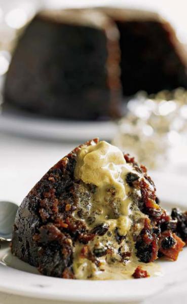 Christmas pudding with brandy butter | HELLO!