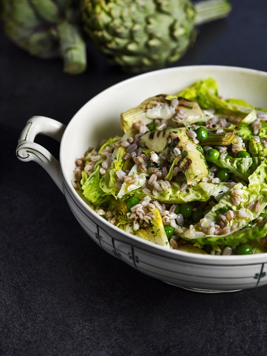 Yotam Ottolenghi's artichoke and pearled spelt salad HELLO!