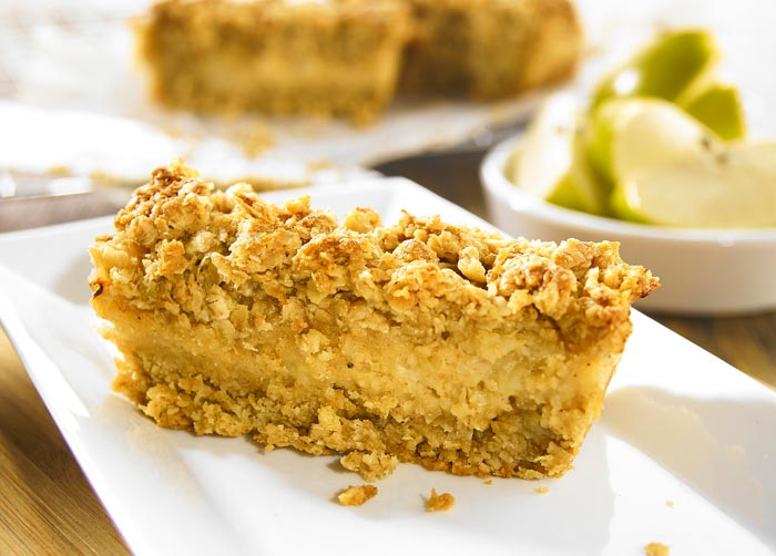 Gluten and dairyfree toffee apple flapjack recipe HELLO!