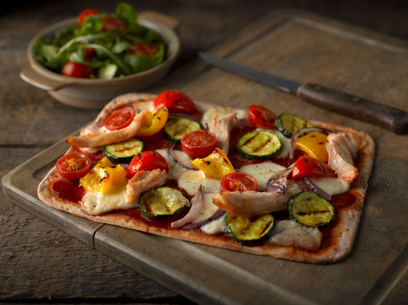 Glutenfree chargrilled chicken pizza HELLO!