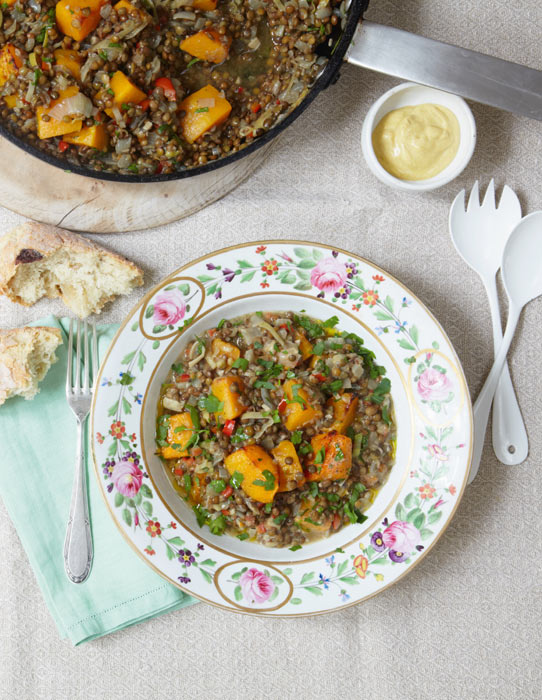 Mary Berry's butternut squash and lentil samb recipe | HELLO!