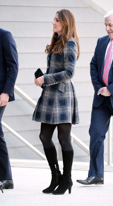 Kate Middleton steps out in Scotland wearing tartan | HELLO!