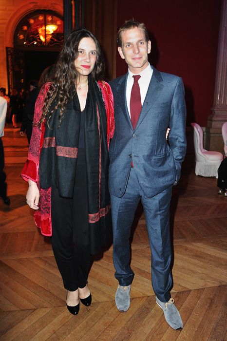 Andrea Casiraghi and Tatiana Santo Domingo attend the Dior show in ...