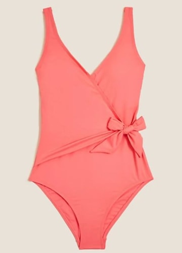 best wrap tummy control swimsuit marks spencer