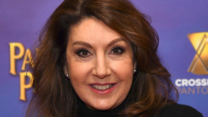 Loose Women's Jane McDonald resembles royalty in flowing blue gown | HELLO!