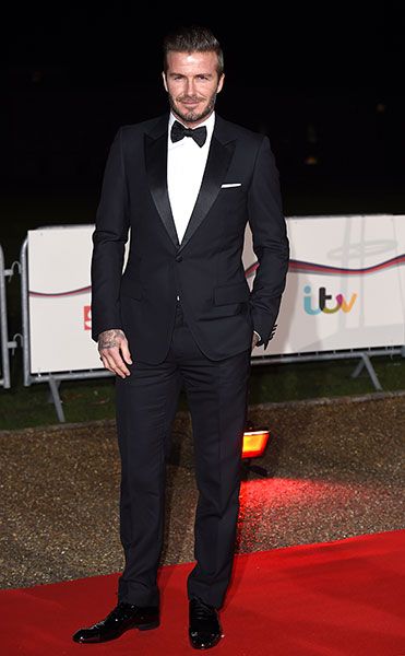 David Beckham looks dapper in tuxedo | HELLO!