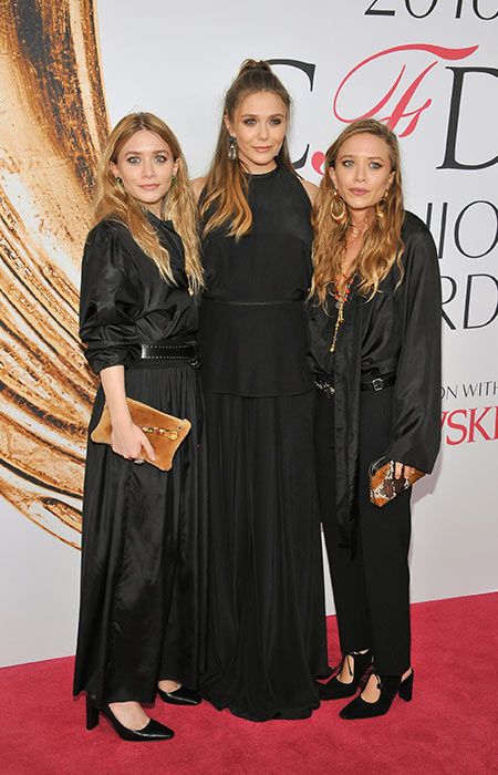 Mary-Kate and Ashley Olsen joined on the red carpet by sister Elizabeth ...
