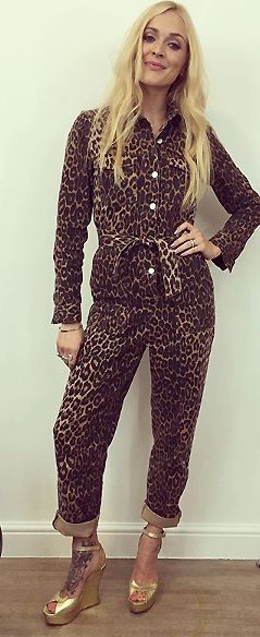 zara leopard print jumpsuit