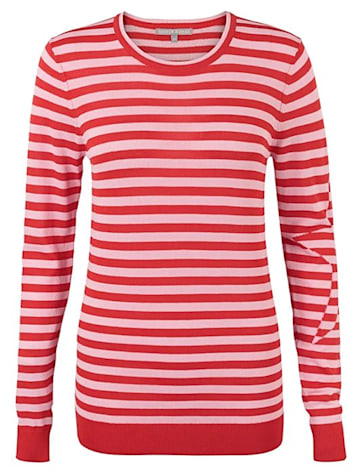 Lorraine Kelly's red and pink stripe jumper is a total high street gem ...