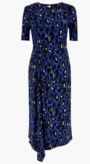 Marks & Spencer's blue leopard print dress is stunning - just ask Susanna  Reid | HELLO!