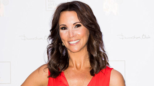 Andrea McLean steps out in the ultimate spring jumpsuit – and it's from Warehouse