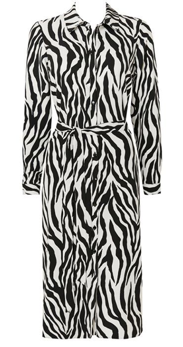 zebra print shirt dress tesco