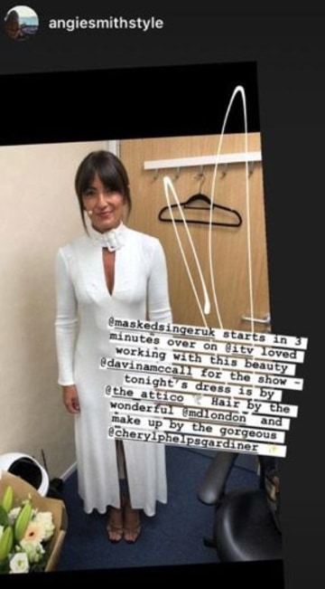 Davina McCall stuns The Masked Singer viewers in a daring white gown ...