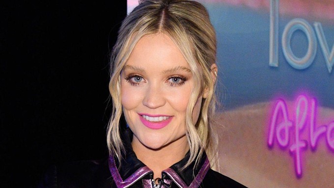 Love Island's Laura Whitmore stuns fans in a leather mini dress | HELLO!