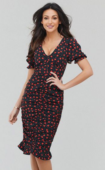 michelle keegan heart dress