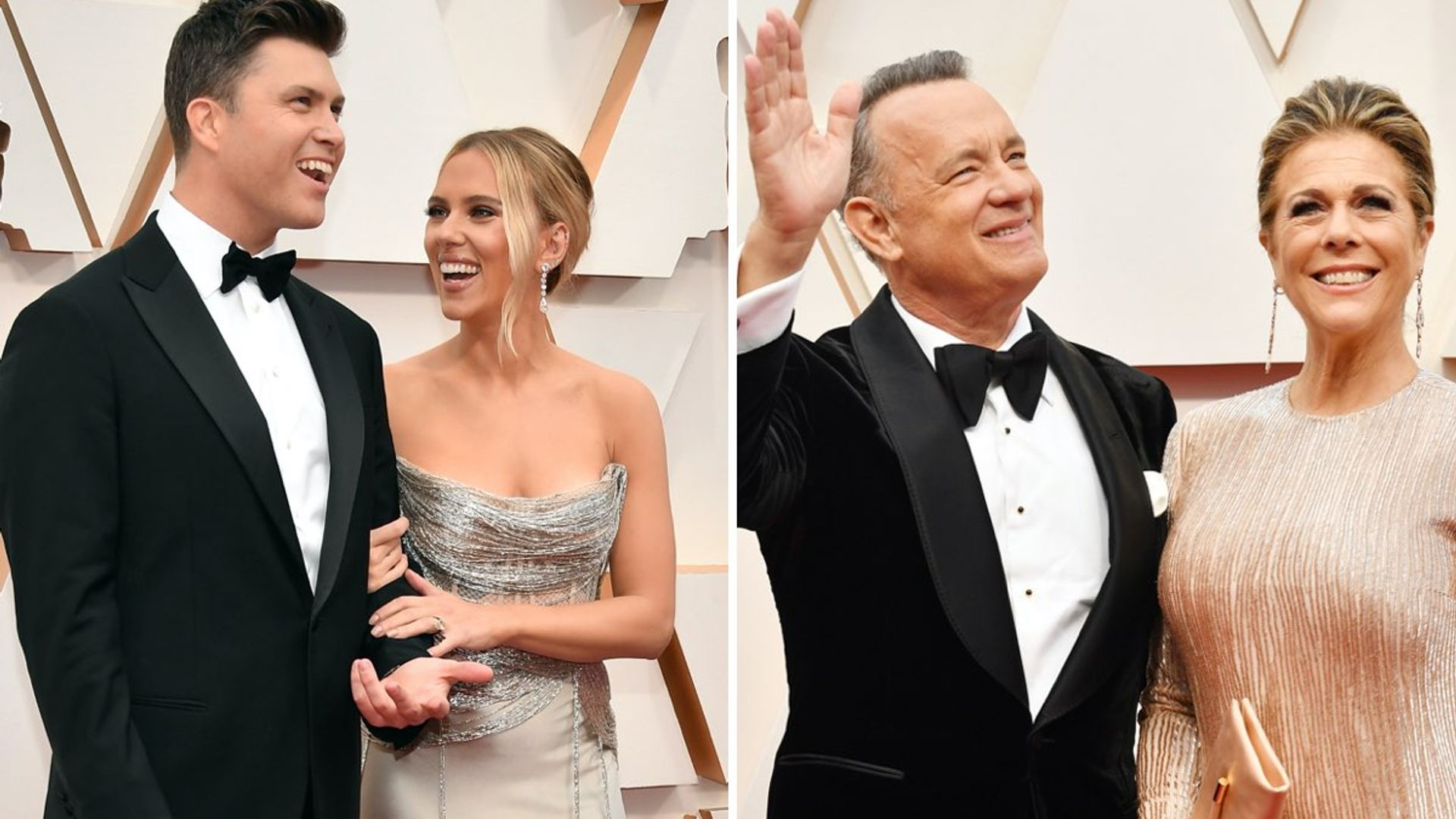 Stylish Couples At The Oscars 2020 From Scarlett Johansson And Colin