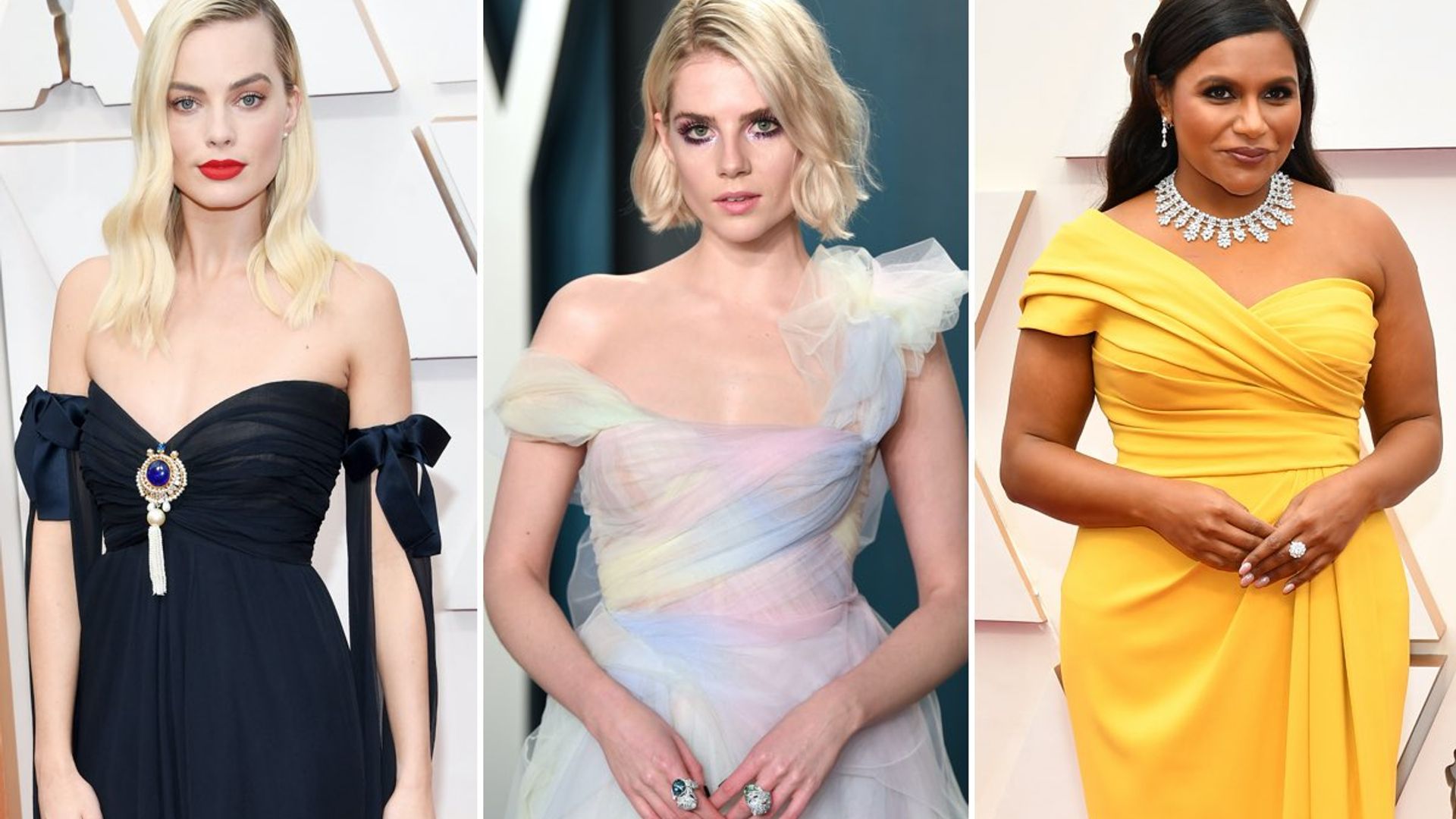 Oscars 2020 jewellery! From Mindy Kaling’s diamonds, Lucy Boynton’s ...