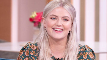 Coronation Street’s Lucy Fallon looks stunning in a green Topshop mini ...