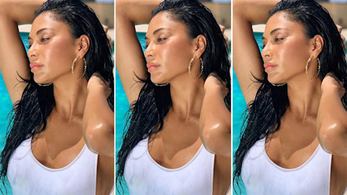 Nicole Scherzinger floors fans by wearing the ultimate skimpy bikini in new video