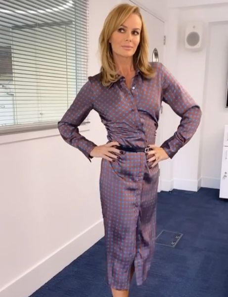 amanda holden zara dress