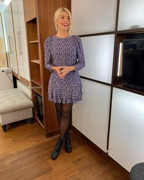 holly willoughby zara dress